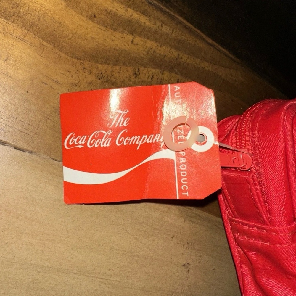 Vintage Coca Cola Sports Club Red Travel Toiletry Bag PackIt Style D3037 New - Picture 3 of 7